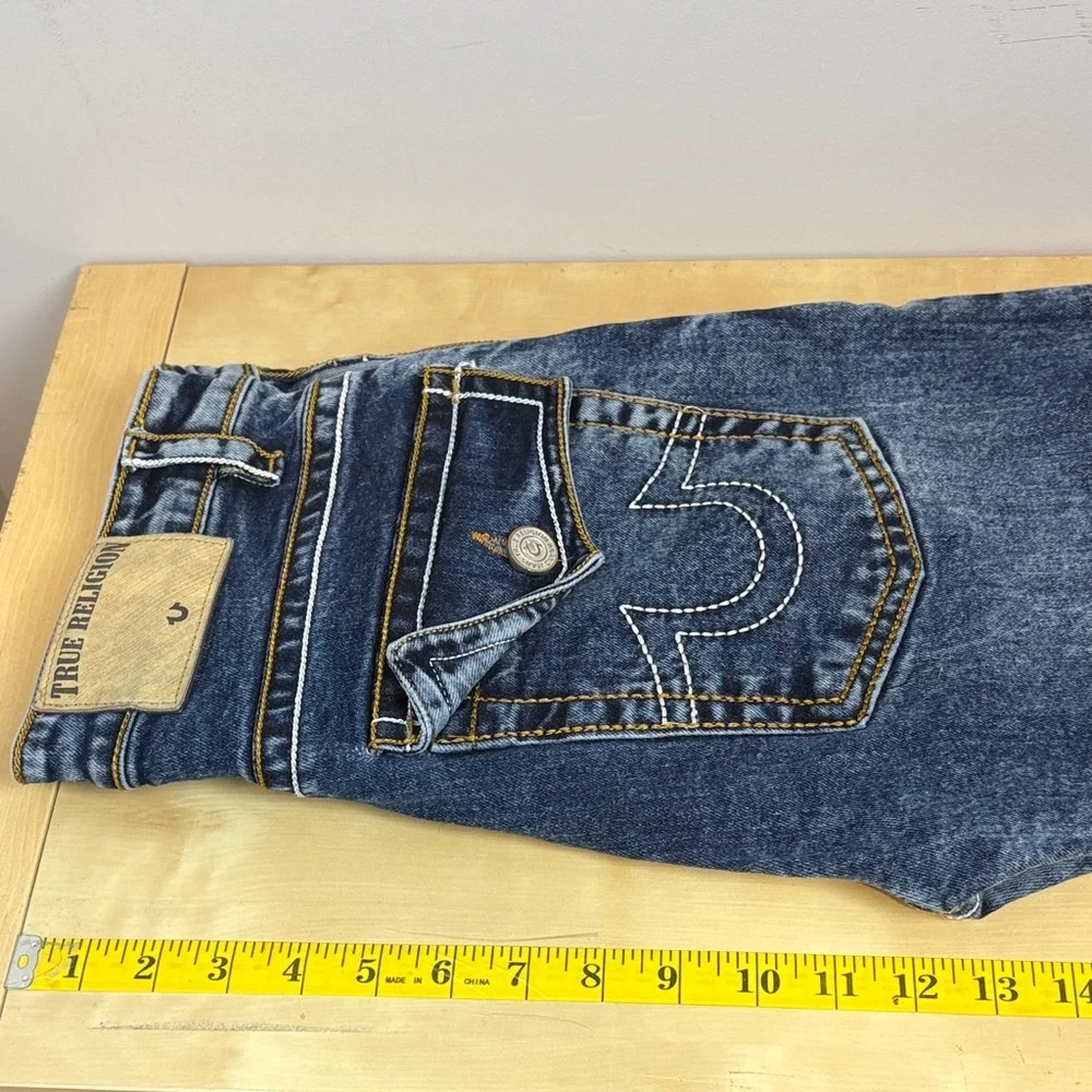 True Religion Women's Ankle Jeans in Deep Blue - Picture 10 of 12